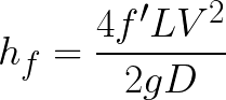 darcy weisback equation